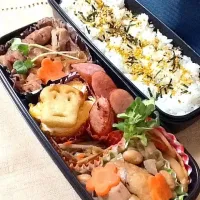 Snapdishの料理写真:豚のしょうが焼き弁当|珠里さん