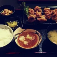 からあげ食べ放題定食