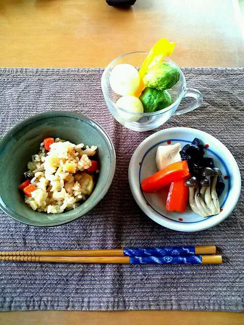 残りものlunch♪|ゆず( ˘ ³˘)♥さん