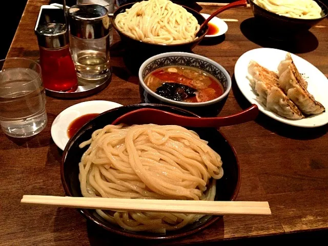 Snapdishの料理写真:辛つけ麺@三田製麺所|ゆかりさん