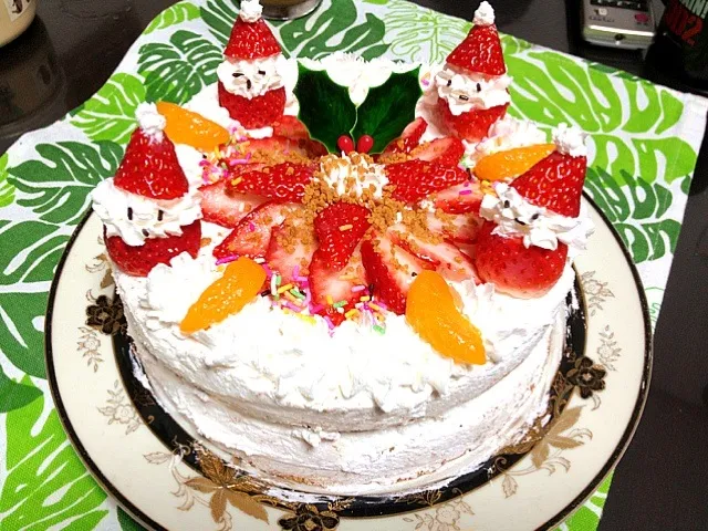 Snapdishの料理写真:2012Xmasケーキ|tkzwmqiさん