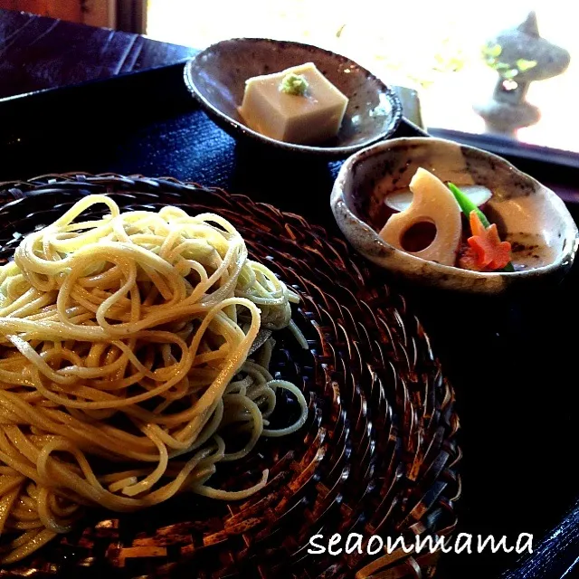 十割そば 胡桃豆腐 炊き合わせ|ゆこさん