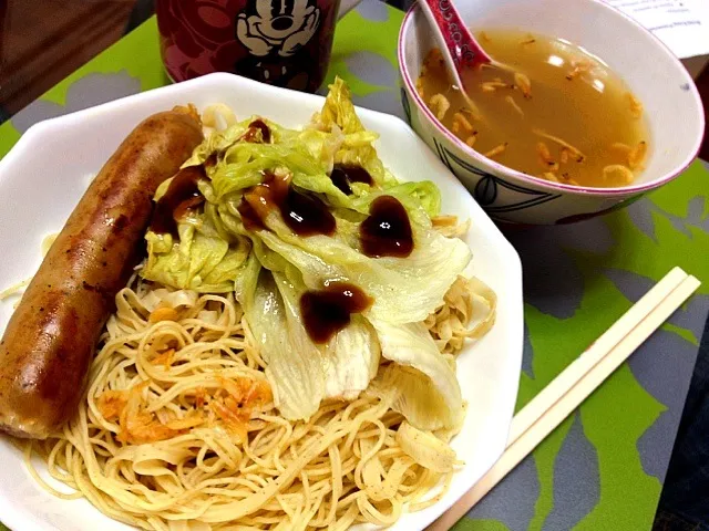 Shrimp-Roe Noodle with Sausage|edward chengさん