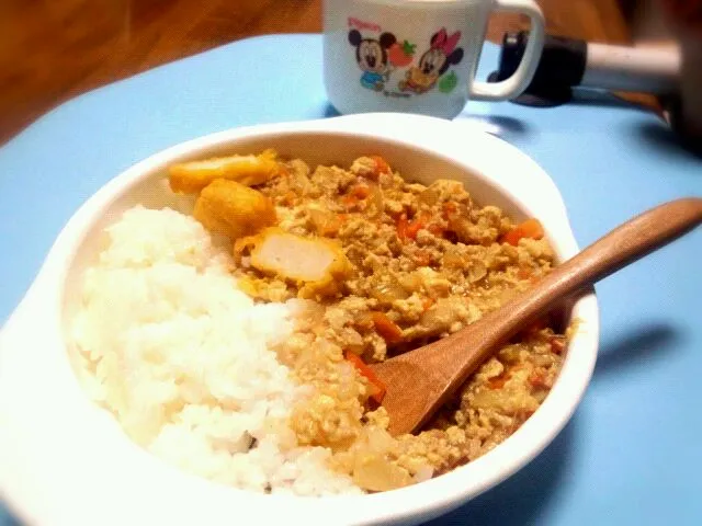 ﾊﾟﾊﾟ特製はるきキーマカレー|せあさん