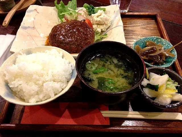 ハンバーグ定食|Satoさん