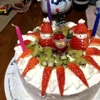 Snapdishの料理写真:クリスマスケーキ|ゆうこさん