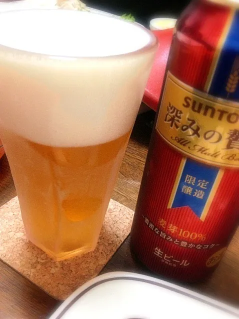 Snapdishの料理写真:お疲れさまビール🍺✨|ナガマンさん