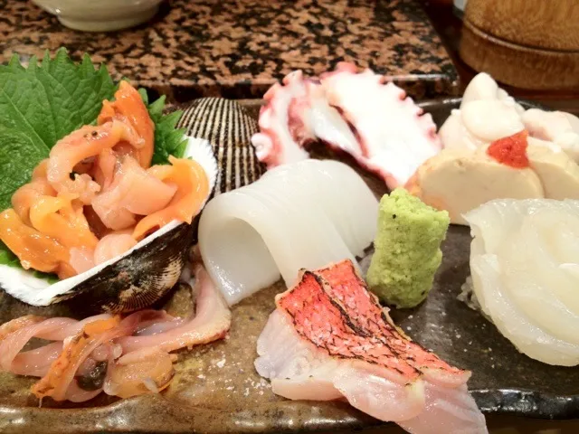 Raw fish and ark shell|do dyuさん