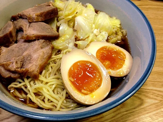 手作りラーメン♡ 麺以外は作りましたー！|たれめぐま◡̈✩*さん