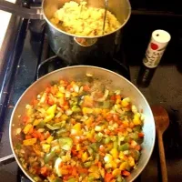 Snapdishの料理写真:Peppers and potatoes.|bailey mcdowellさん