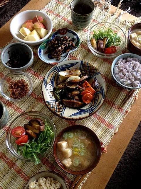 遅めの朝ごはん|まっきーさん