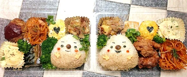 Snapdishの料理写真:おにぎり君弁当|休日限定ままさん