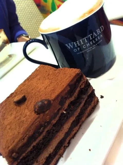 chocolate layer cake& hot mocha|꒰✾꒱˚°꒰ben꒱°˚꒰✾꒱さん