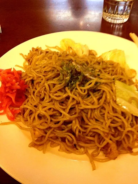 Snapdishの料理写真:麻布十番🐟たい焼き浪花家焼きそば|😄Koro🌺さん