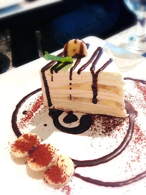 Greyhound Cafe - Banana Chocolate Crepe Cake|sweeettooothさん