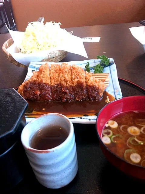 "3びきのこぶた"味噌カツランチ|笑美子さん