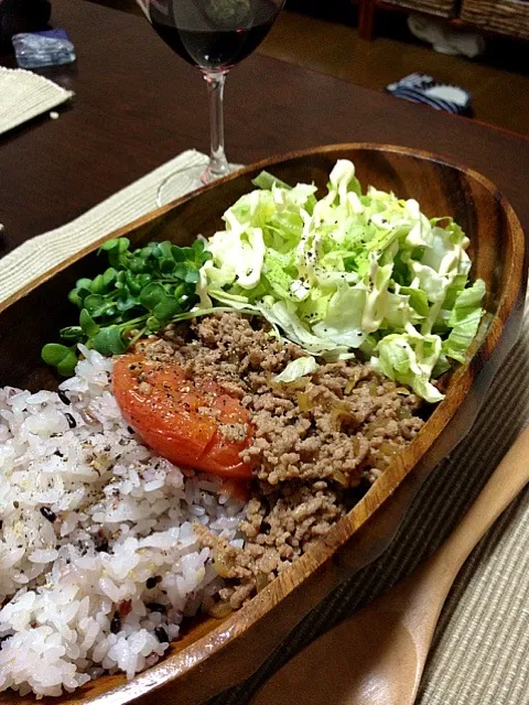 焼きトマトご飯|きゃおさん