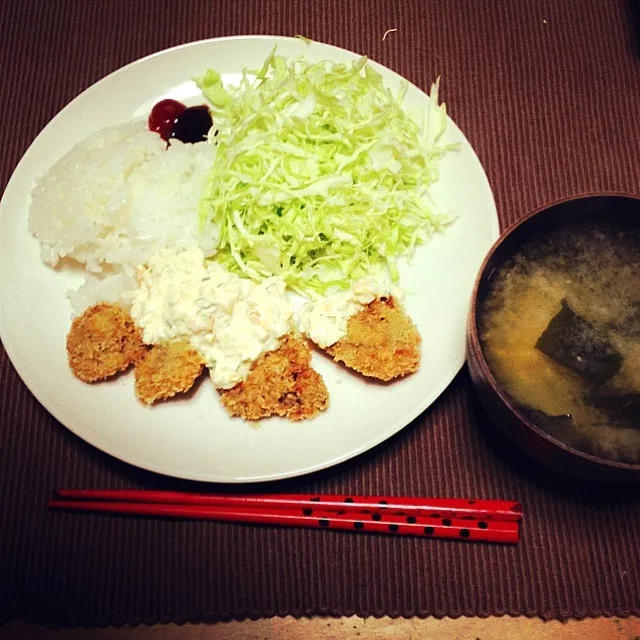 Snapdishの料理写真:かきフライ|まよさん