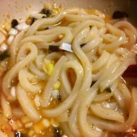 Snapdishの料理写真:釜玉明太うどん|あやかさん