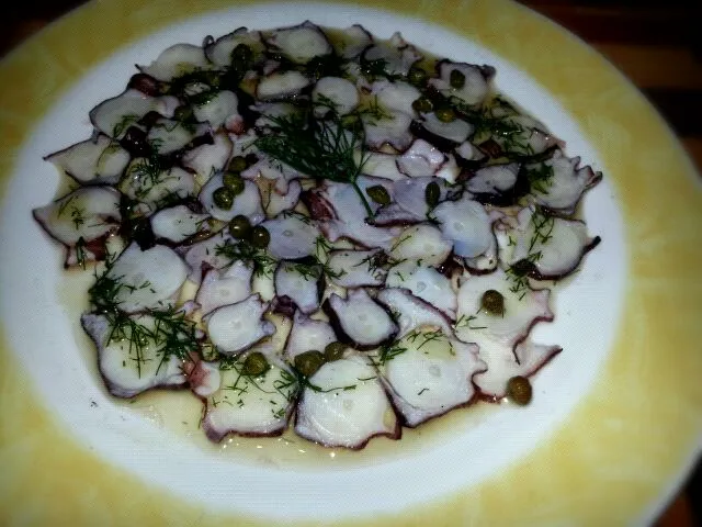 octopus carpaccio|Daniel Olléさん