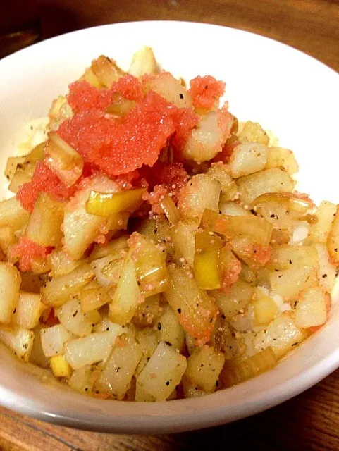 じゃがバター明太丼|あかりさん