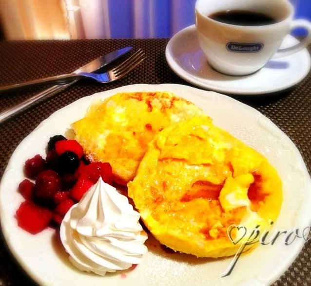 French toast on Sunday morning|ピロさん