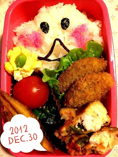 Snapdishの料理写真:高3娘今年最後のお弁当|mari miyabeさん