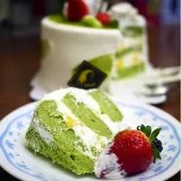 🍵🍰 Green Tea Cake 😋