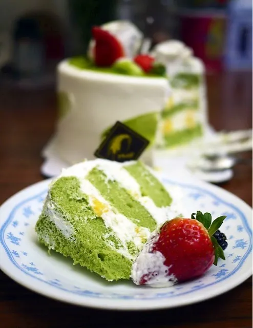 🍵🍰 Green Tea Cake 😋|MyRaXさん