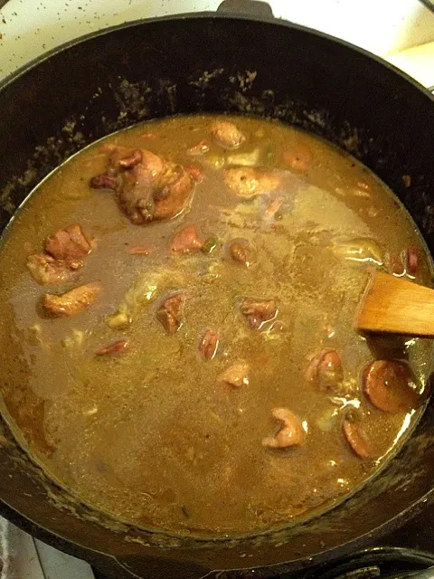 Snapdishの料理写真:Duck, Andouille & Oyster Gumbo|David Armondさん