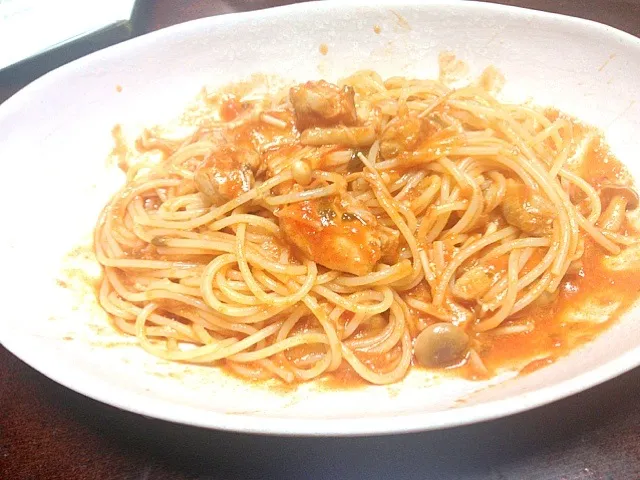 トマトパスタ|まやちゃんまんさん