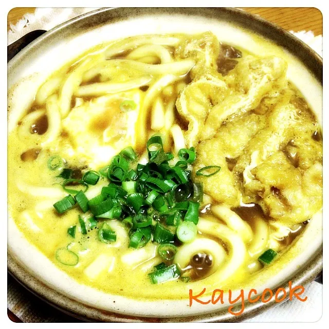 Snapdishの料理写真:残りのカレーで「カレーうどん」😚|Asahimaruさん