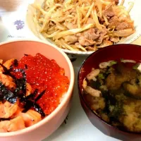 Snapdishの料理写真:鮭とイクラの親子丼|松下さん