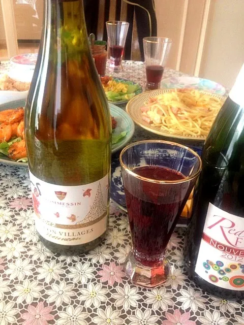 Snapdishの料理写真:ボジョレー&おつまみ🍷|テックさん