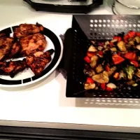 Grilled chicken/veggies|kevin hilgendorfさん