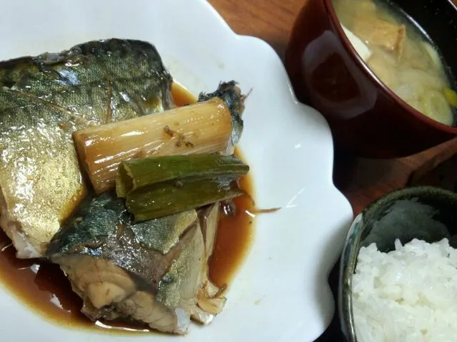 鯖の焼き肉のタレ煮|はぎのつきさん