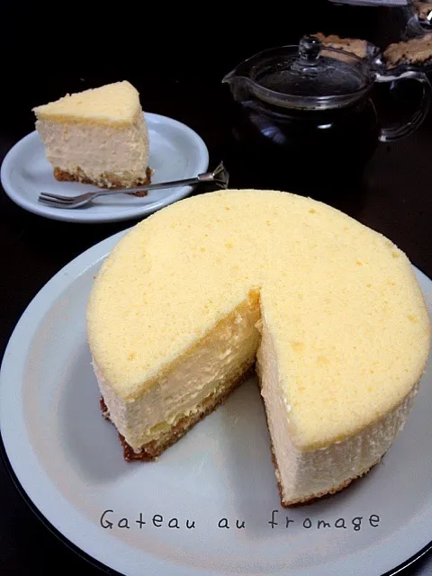 ローラン ポワルヴェの本に載ってたチーズケーキ|くまさん