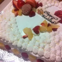 友達へ結婚のお祝いにケーキを作ったよ♡|島脇綾子さん