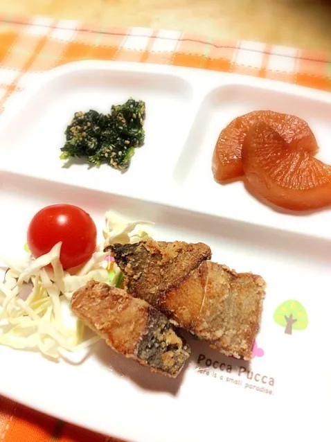 Snapdishの料理写真:息子の夕飯 今年最後のご飯|ゆたんぽちゃんさん