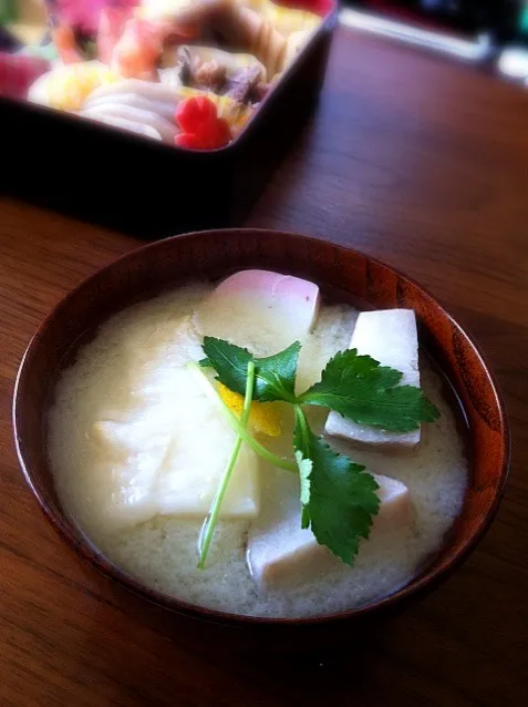 白味噌のお雑煮|河村亮さん