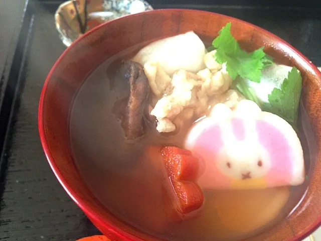 Snapdishの料理写真:我が家のお雑煮 new year day "ozoni"|うきさん