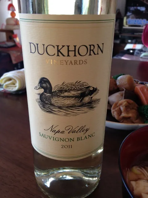 今日も昼間からワイン開けちゃう。2011 DUCKHORN Sauvignon Blanc|Atsushi Yoshimotoさん