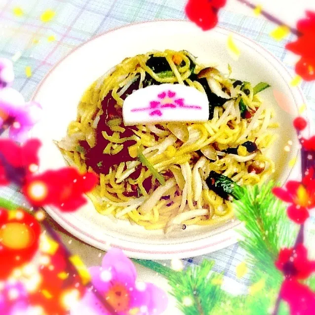 Snapdishの料理写真:🎍✨賀正焼きそば✨🌸|さとう かおりさん