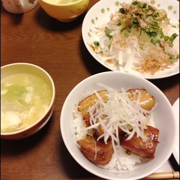 角煮丼|もももさん