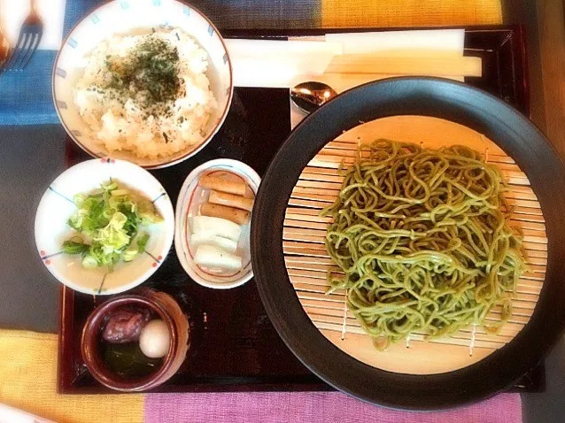 The best matcha soba I've ever tried|PhUnGさん