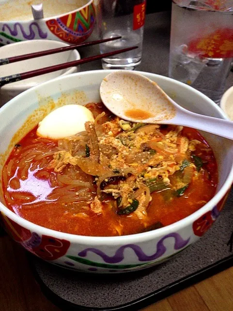 Snapdishの料理写真:ユッケジャン温麺|まるさん