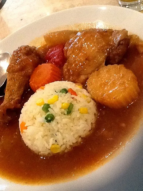 Chicken Stew served with Butter Fried Rice|Little Tomatoさん