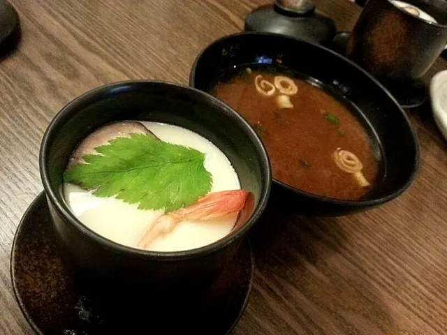 chawanmushi + miso soup|Yvonne C.さん