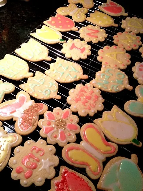 sugar cookies with icing♡|Nanakoさん