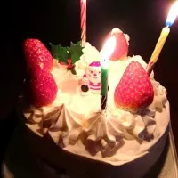 Snapdishの料理写真:2012Xmasケーキ♡♡♡|ゆ吉さん